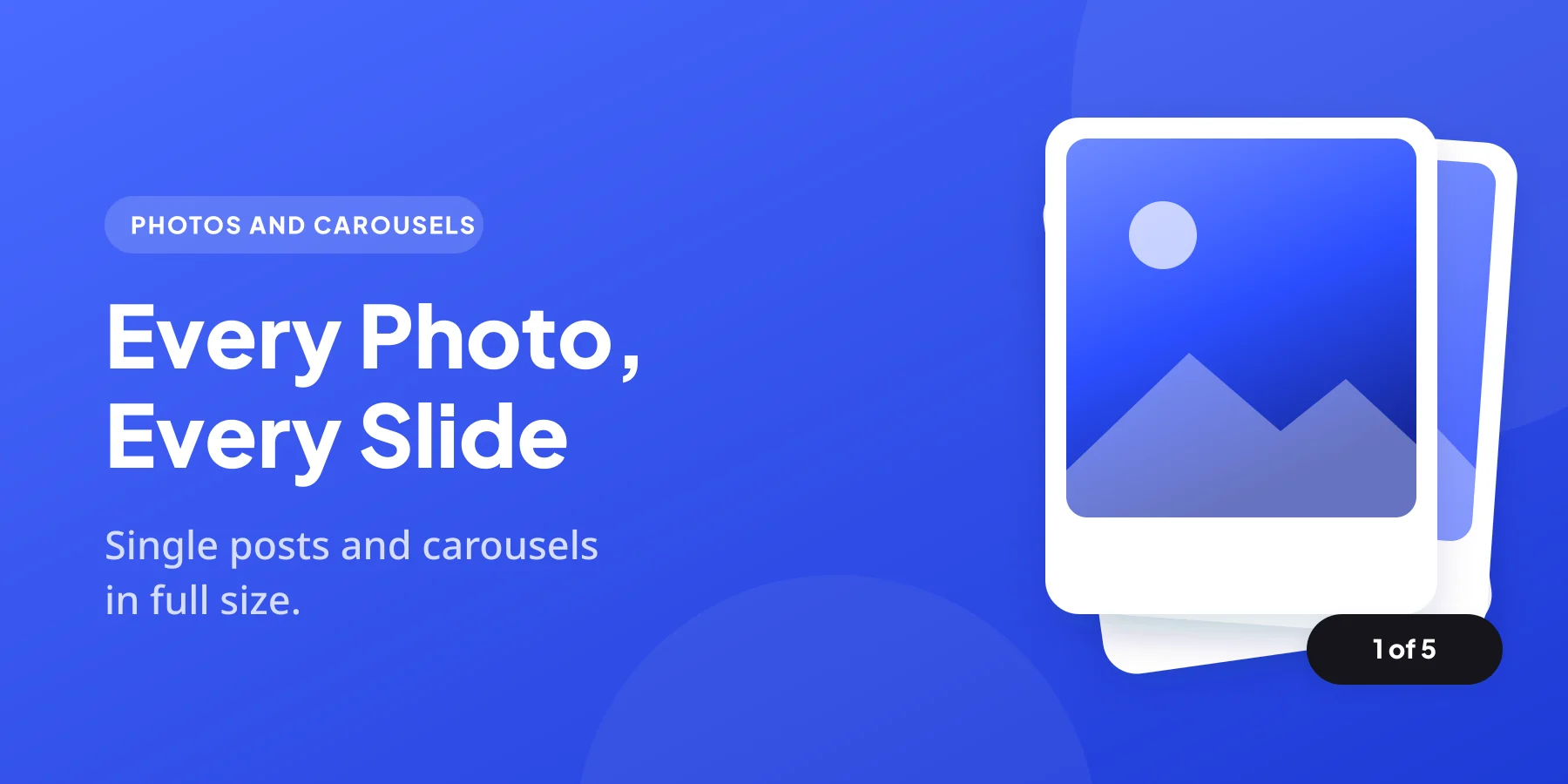 Instagram photo downloader saving every carousel slide in full size